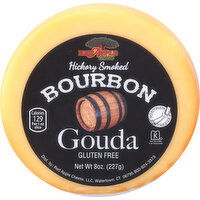 RED APPLE Cheese Gouda Hickory Smoked Bourbon - 8 Ounce