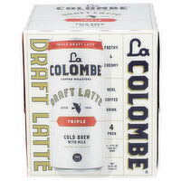 La Colombe Coffee Multipack Case Triple Draft Latte - 9 Fluid Ounce - 4 Count