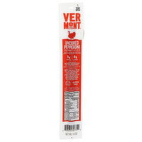Vermont SMOKE & CURE Uncured Pepperoni Turkey Stick - 1 Ounce