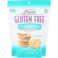 Milton's Craft Bakers Baked Crackers Crispy Sea Salt - 4.5 Ounce