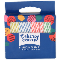 Bakery Crafts Birthday Candles - 24 Count