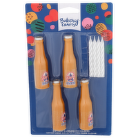 Bakery Crafts Light Beer Birthday Candles And Holders - 1 Each