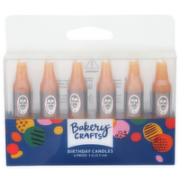 Bakery Crafts Birthday Candles - 6 Count