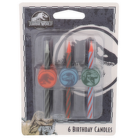 Jurassic World Birthday Candles - 6 Count