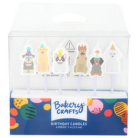 Bakery Crafts Birthday Candles - 6 Count