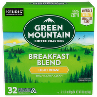 Green Mountain Coffee Roasters Light Roast Breakfast Blend Capsulespods K-Cup Pods - 0.313 Ounce - 32 Count