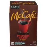 McCafe Coffee, Medium, Premium Roast, K-Cup Pods - 0.34 Ounce - 10 Count