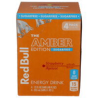 Red Bull Amber Edition Sugarfree 4PK - 12 Fluid Ounce - 4 Count
