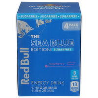 Red Bull Sea Blue Edition Sugarfree 4PK - 12 Fluid Ounce - 4 Count