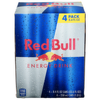 Red Bull Energy Drink - 8.4 Fluid Ounce - 4 Count