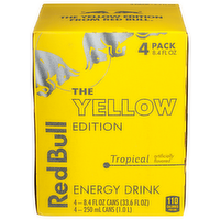 Red Bull Tropical Energy Drink - 8.4 Fluid Ounce - 4 Count