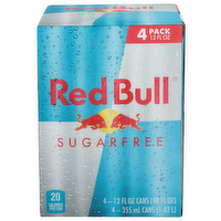 Red Bull Sugar Free - 12 Fluid Ounce - 4 Count