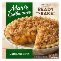 Marie Callender's Dutch Apple Pie, Ready To Bake Frozen Dessert - 38 Ounce
