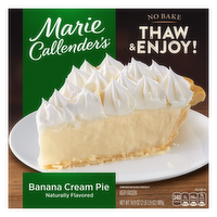 Marie Callender's Banana Cream Pie, Thaw & Enjoy Frozen Dessert - 34.9 Ounce