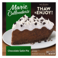 Marie Callender's Chocolate Satin Pie - 25.6 Ounce