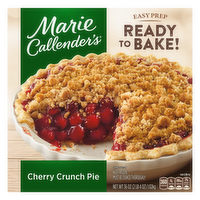 Marie Callender's Cherry Crunch Pie, Ready To Bake Frozen Dessert - 36 Ounce