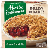 Marie Callender's Cherry Crunch Pie, Ready To Bake Frozen Dessert - 36 Ounce
