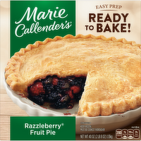 Marie Callender's Razzleberry Fruit Pie, Ready To Bake Frozen Dessert - 40 Ounce