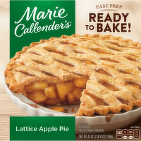Marie Callender's Lattice Apple Pie, Frozen Dessert - 42 Ounce