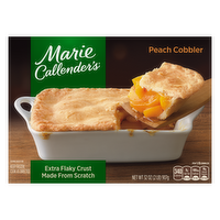 Marie Callender's Peach Cobbler, Frozen Dessert Pie - 32 Ounce
