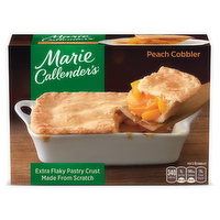 Marie Callender's Peach Cobbler, Frozen Dessert Pie - 32 Ounce
