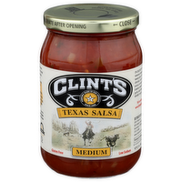 Clint's Texas Salsa Medium - 16 Ounce