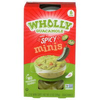 WHOLLY GUACAMOLE Minis Hot - 2 Ounce - 6 Count