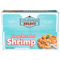 Louisiana Select Foods Large Breaded Shrimp - 32 Ounce