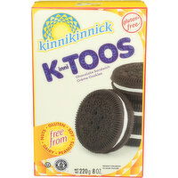 Kinnikinnick Kinnitoos Cream Cookies Chocolate With Vanilla Crème - 8 Ounce