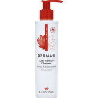 Derma E Cleanser, Anti-Wrinkle - 6 Ounce 