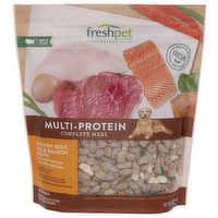 Freshpet Chicken, Beef, Egg & Salmon Recipe With Sweet Potatoes & Garden Vegetables Multiprotein Dog Food - 3 Pound