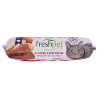 Freshpet Fresh Refrigerated Food For Cats Chicken & Beef Pate - 1 Pound