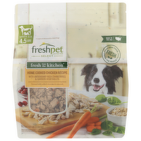 Freshpet Refrigerated Food For Dogs Fresh From The Kitchen Home Cooked Chicken Recipe With Antioxidant-Rich Cranberries & Garden Vegetables - 4.5 Pound