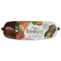 Freshpet Chicken, Beef, Egg & Salmon Recipe With Sweet Potatoes & Garden Vegetables Multiprotein Dog Food - 1.5 Pound