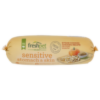 Freshpet Steam Cooked Chicken Recipe Sensitive Stomach And Skin Roll Fresh Refrigerated Food For Dogs - 1.5 Pound