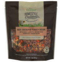 Homestyle Creations Freshpet Fresh Dog Food, Beef, Chicken & Turkey - 1 Pound
