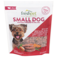 Freshpet Small Dog Bite Size Beef & Egg Recipe With Green Beans And Sweet Potatoes - 1 Pound