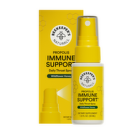 BEEKEEPER's Naturals Propolis Throat Spray, Immune + Support - 1.06 Fluid Ounce