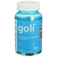 Goli Nutrition Mixed Berry Ashwagandha Gummies - 60 Count