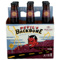 Real Ale Brewing Co Belgian Style Tripel Devil's Backbone - 12 Fluid Ounce - 6 Count