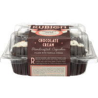 RUBICON BARKERS Handcrafted Cupcakes Chocolate Cream - 2.5 Ounce - 4 Count