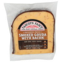 YANCEY'S FANCY Cheese-Gouda-Smoked w Bacon - 7.6 Ounce