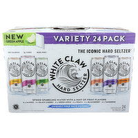White Claw Hard Seltzer Seltzer, Variety 24 Pack - 12 Fluid Ounce - 24 Count