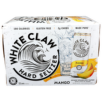 White Claw Hard Seltzer Mango - 12 Fluid Ounce - 12 Count