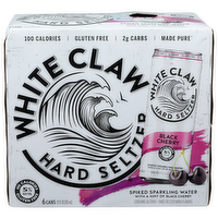 White Claw Hard Seltzer Black Cherry With Flavors - 12 Fluid Ounce - 6 Count