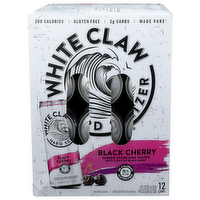 White Claw Hard Seltzer Black Cherry With Flavors - 12 Fluid Ounce - 12 Count