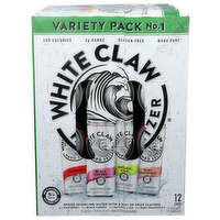 White Claw Hard Seltzer Variety Pack - 12 Fluid Ounce - 12 Count