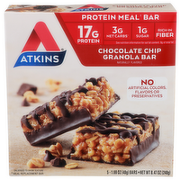 Atkins Chocolate Chip Granola Bar - 1.694 Ounce - 5 Count
