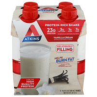 Atkins Vanilla Cream - 16.9 Fluid Ounce - 4 Count