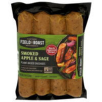 Field Roast MEAT & CHEESE Co Smoked Apple & Sage 6X 12.95 Plant-Based Sausages - 12.95 Ounce